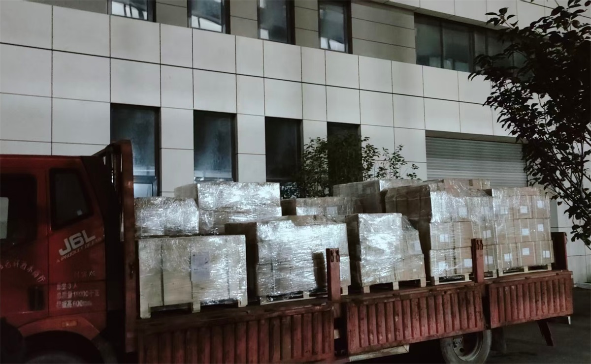 Andy Marine fullførte produksjonen av marin maskinvare og leverte den til havnen