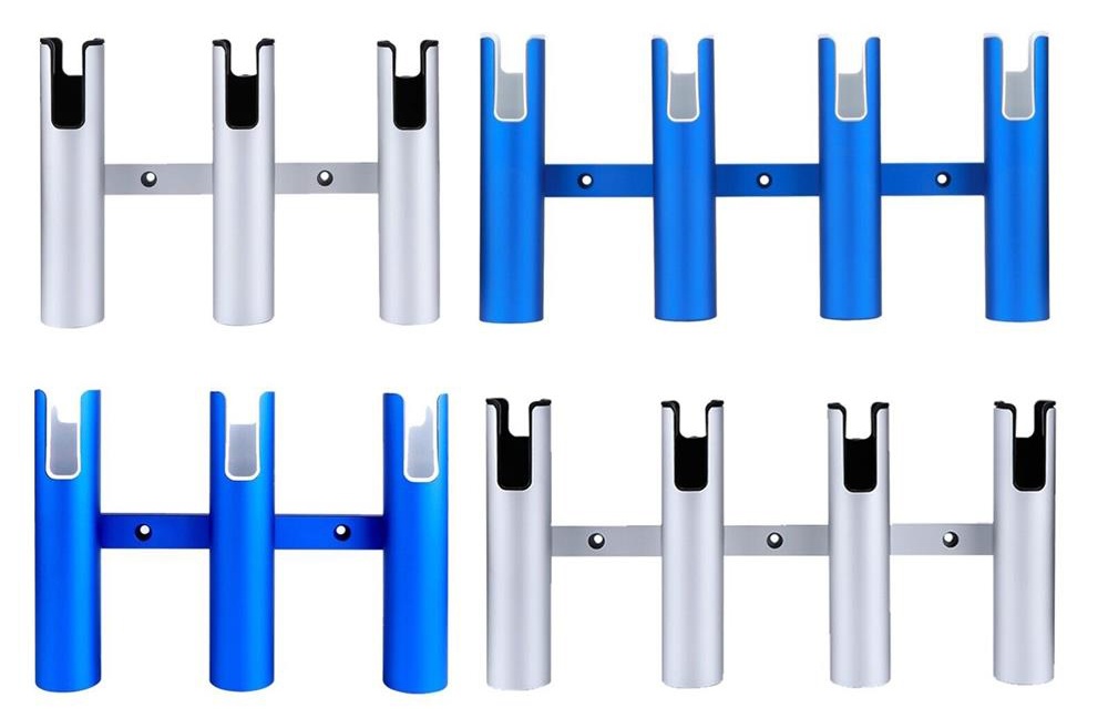 Overlegen aluminiumslegering Marine 4-rørsstangholder