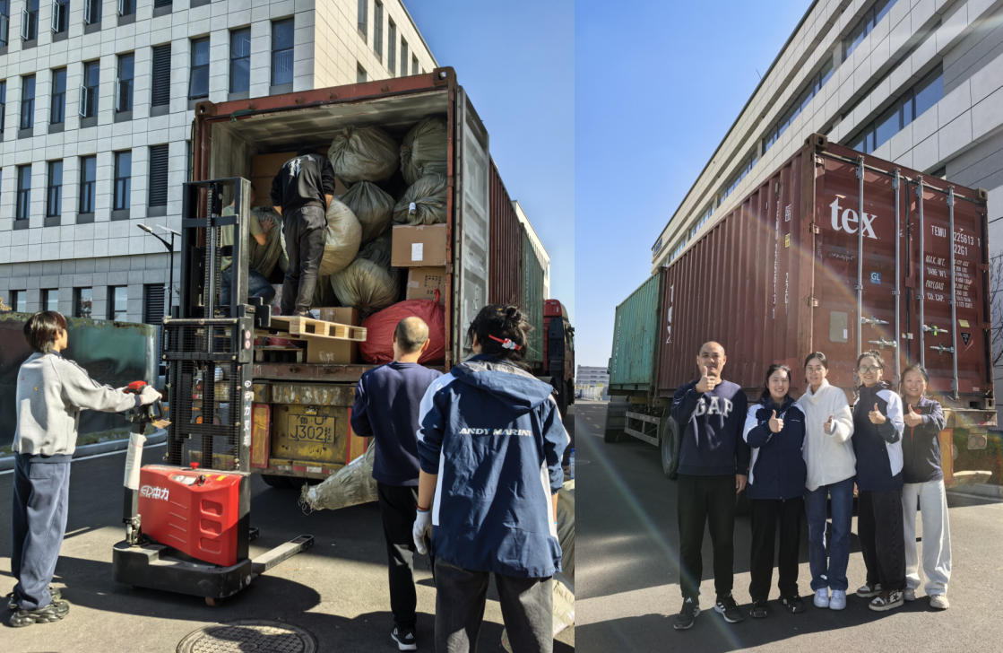 Containerlasting til Australia fullført!