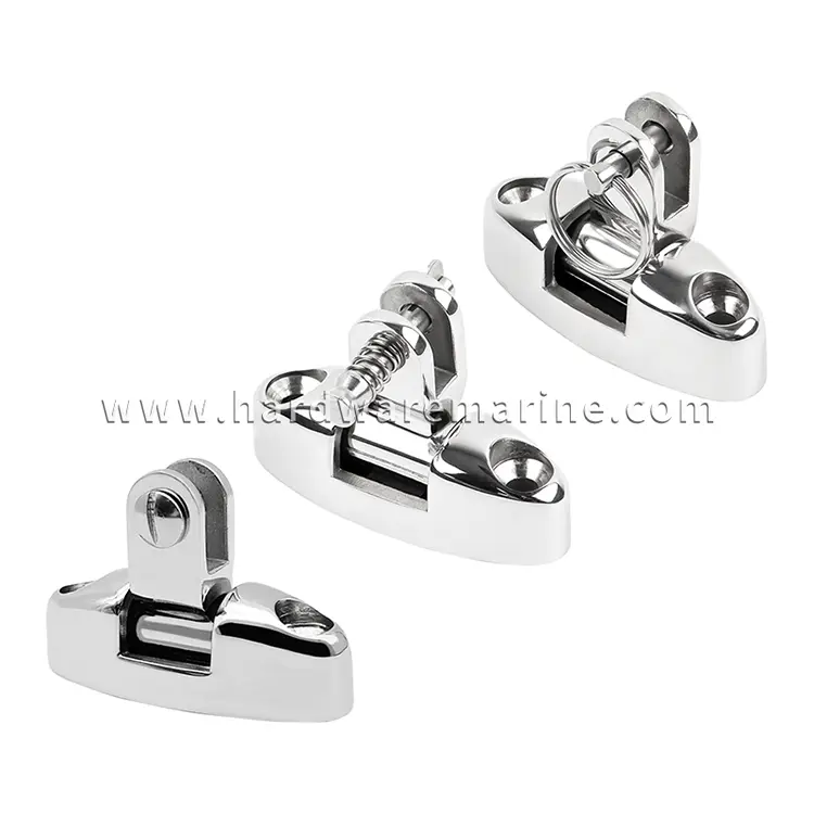 316 Rustfritt stål Justerbar 180 graders båt Bimini Top Swivel Deck Hinge