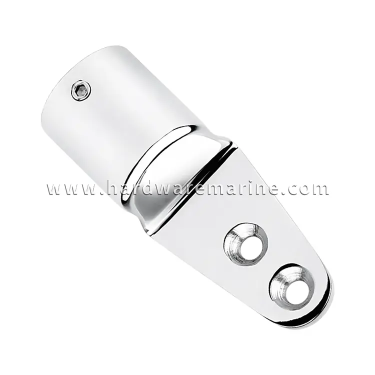 316 Rustfritt stål Båthåndbanen Montering Stanchion Base Mount Eye End Cap